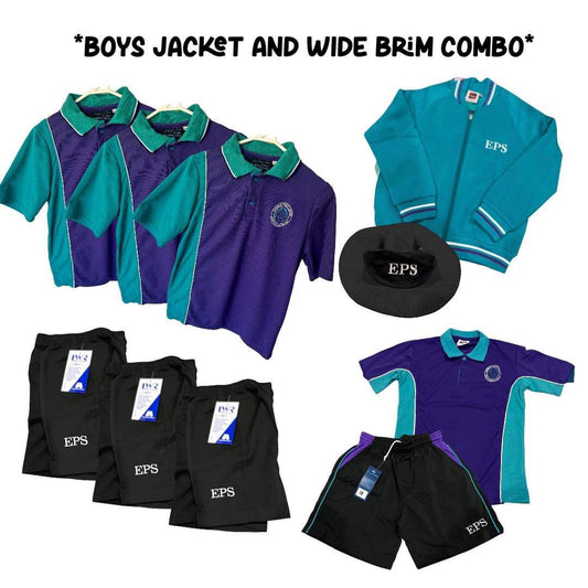 Boys Kindy Pack #3 Polos, Shorts, Sports Uniform, Hat and Jacket