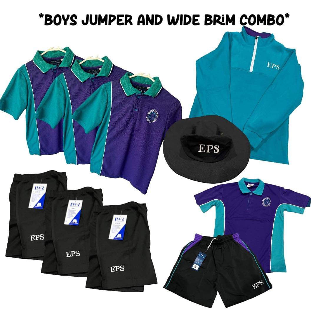 Boys Kindy Pack #2 Polos, Shorts, Sports Uniform, Hat and Jumper